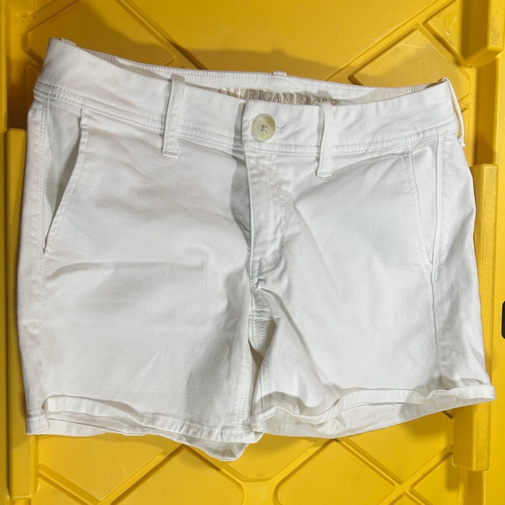 American Eagle Outfitters Women's Bright White Shorts